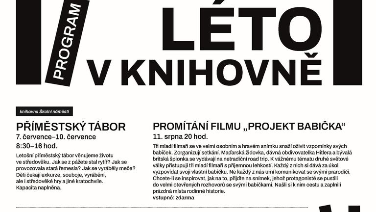 leto v knihovne